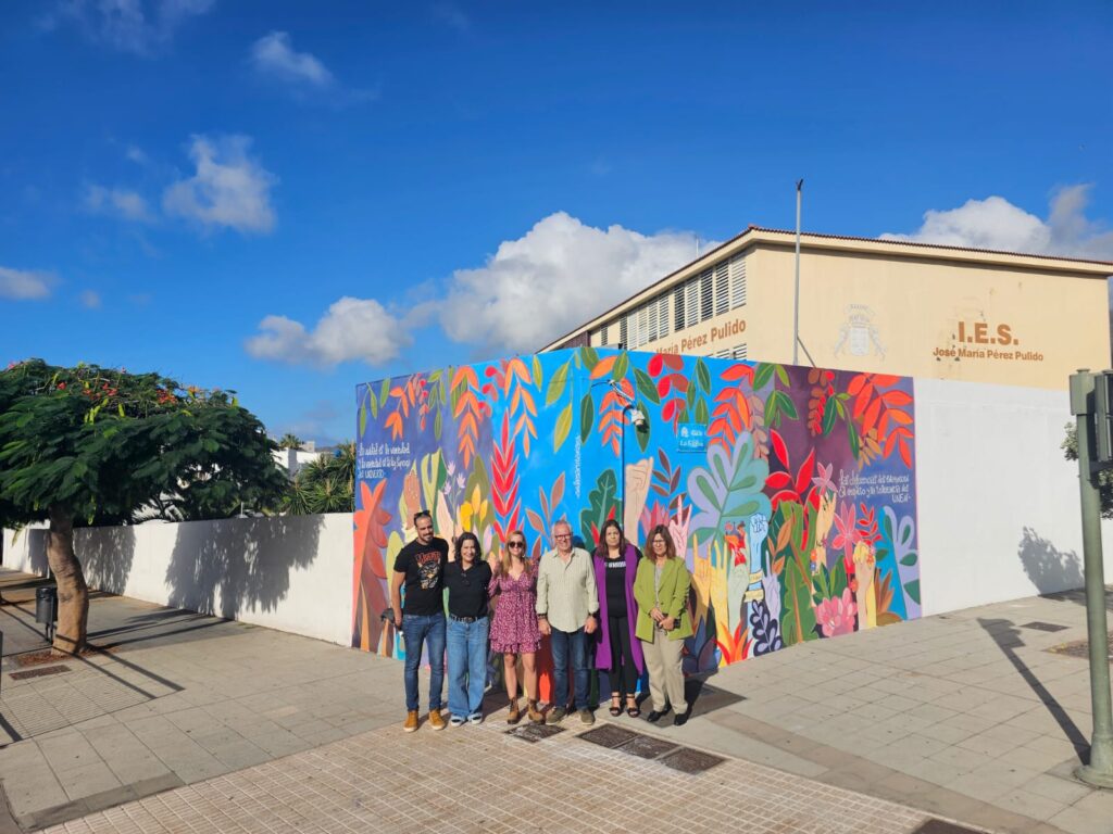 Wandbild von Iker Muro verschönert das Stadtbild 95 Wandbild