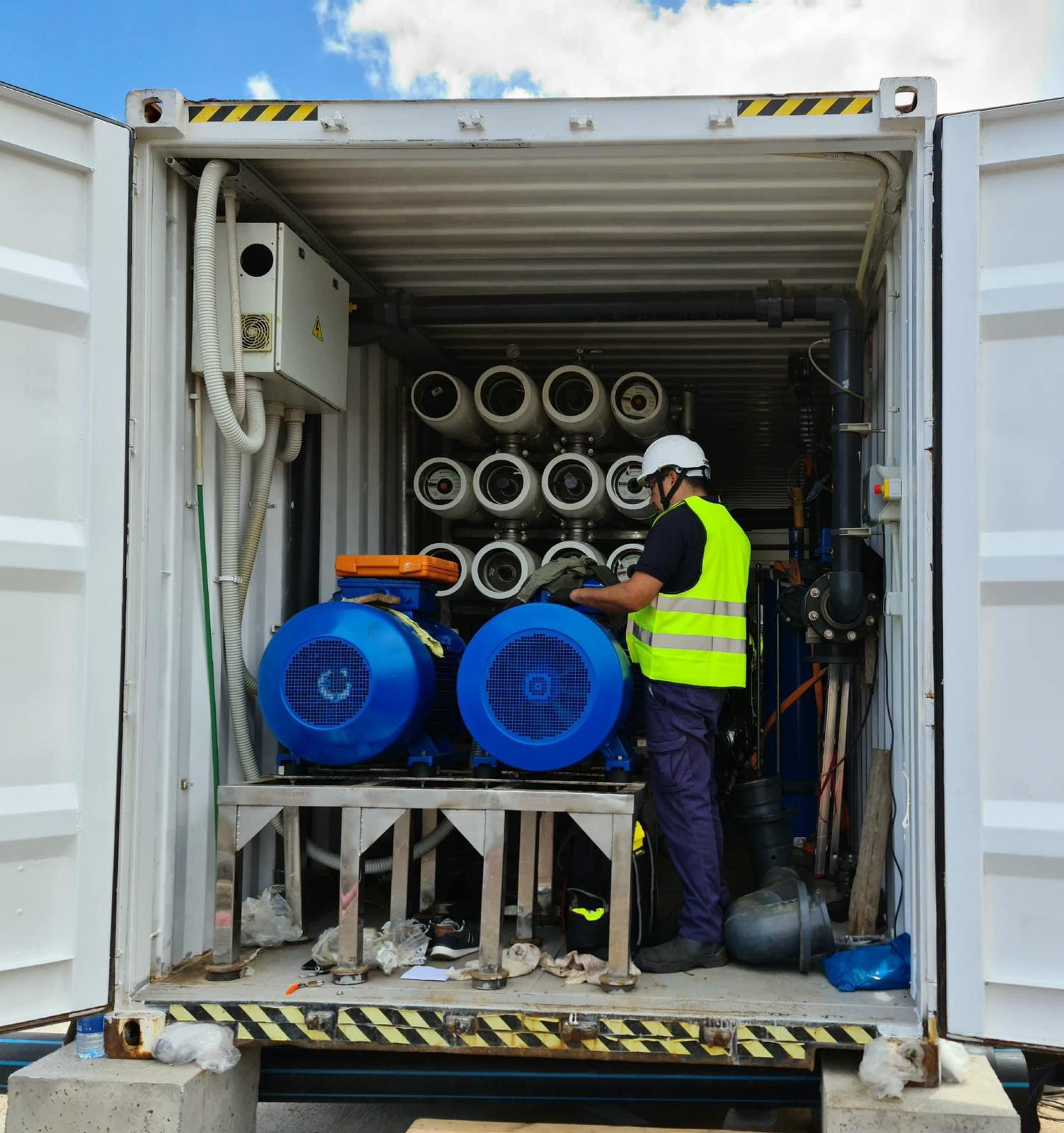 mobile Entsalzungsanlage