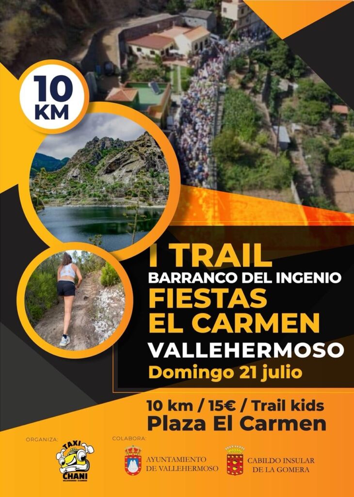 Vallehermoso feiert den ersten Trail 96 Vallehermoso