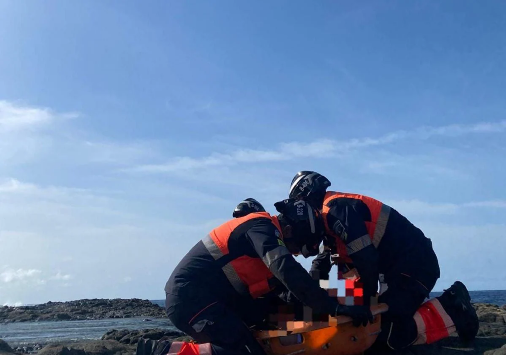 Lanzarote Süd-Yaiza Schwerer Sturz an der Playa de los Charcones 99 SChwerer