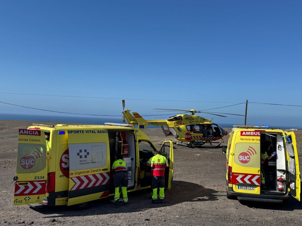 Fuerteventura - Puerto del Rosario: Zwei schwere Motoradunfälle auf Fuerteventura 92 Zwei Motorradunfaelle