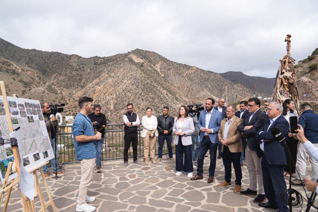 La Gomera, San Sebastián: Barranco de Vallehermoso wird kanalisiert 98 Barranco