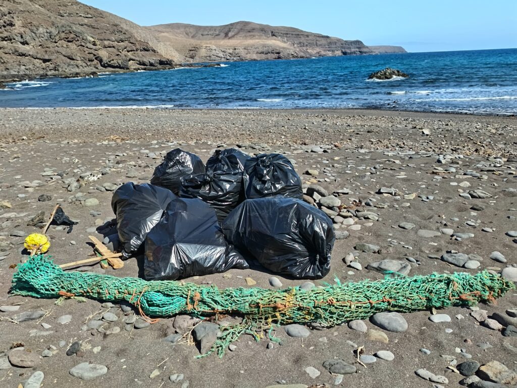 Fuerteventura, Antigua: Müllsammelaktion in Antigua 95 Muellsammelaktion