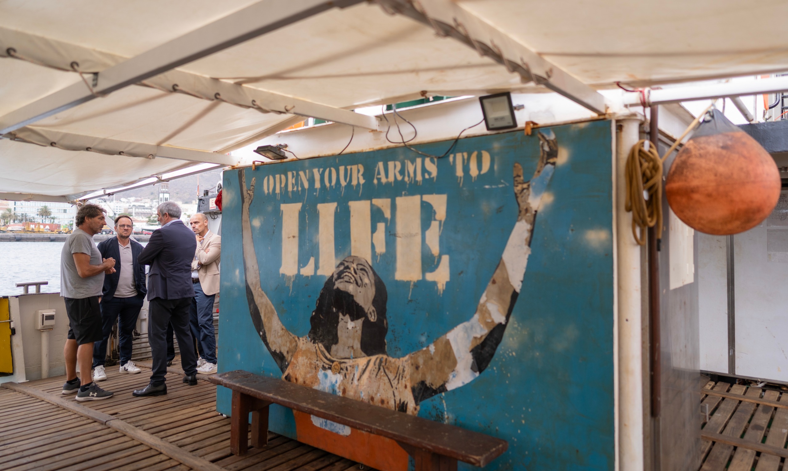 Open arms