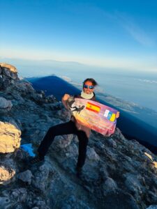 Fuerteventura, Antigua: Alpinist auf dem Teide-Gipfel 19 Alpinist