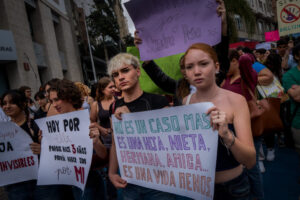 Teneriffa-Nordost, Santa Cruz: Protest gegen Schulmobbing in Santa Cruz 10 Protest 1