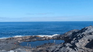 Gran Canaria-Nord, Arucas: Von Welle erfasst 5 Von welle