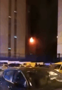 Gran Canaria-Nord, Las Palmas: Brand in einem elfstöckigen Hochhaus 4 Brand 1