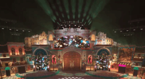 Teneriffa-Nordost, Santa Cruz: Karnevalsbühne mutiert zu einer karibischen Plaza 7 Karnevalsbuehne