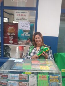 Gran Canaria-Nord, Agaete: Losglück der ONCE-Lotterie 6 Losglueck