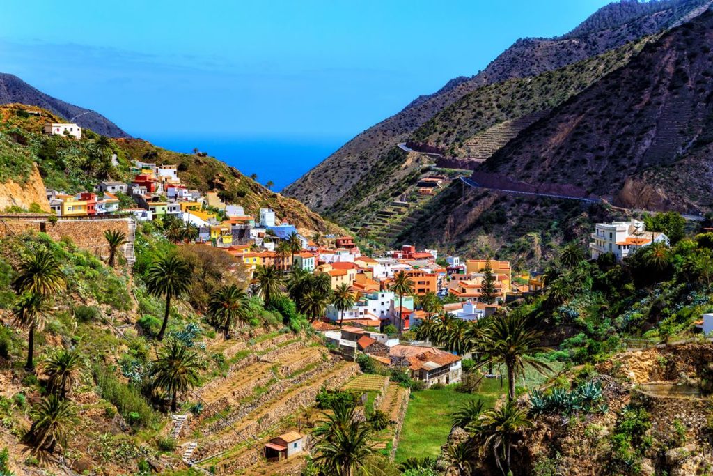 La Gomera, Vallehermoso: Magischer Ort auf La Gomera 1 Magischer