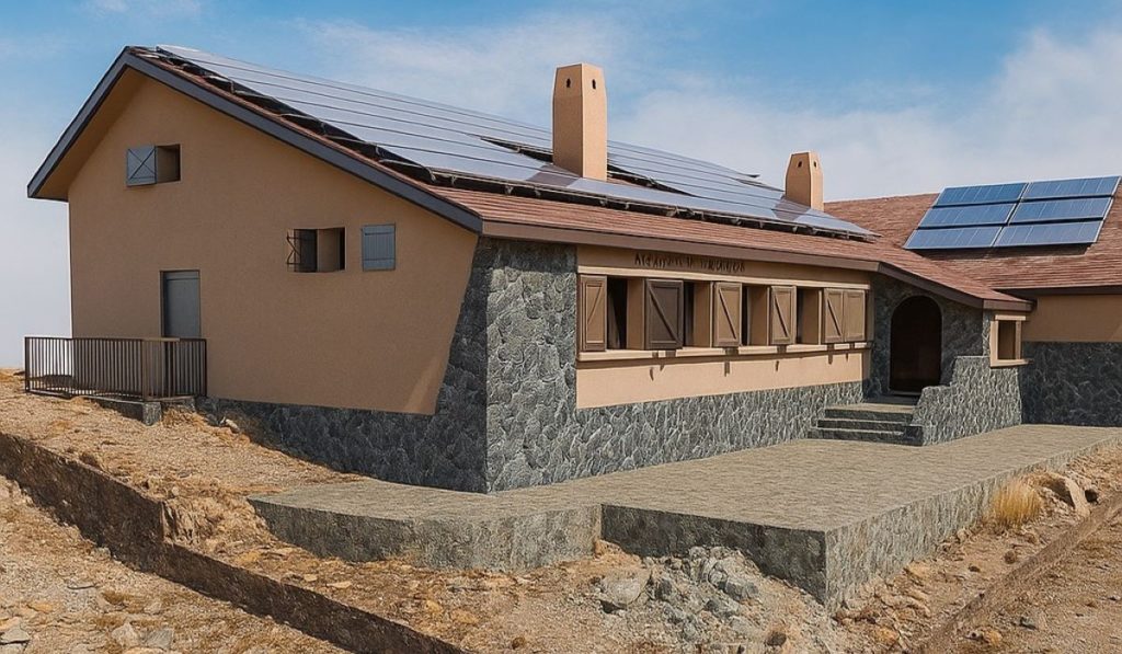 Teneriffa-Nord, La Orotava: Schutzhütte steht kurz vor der Eröffnung 1 SChutzhuette 1