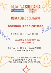 Teneriffa-Nord, Tacoronte: Solidaritätsmarkt für die Stiftung <em>Vicente Ferrer</em> 18 Solidaritaetsmarkt