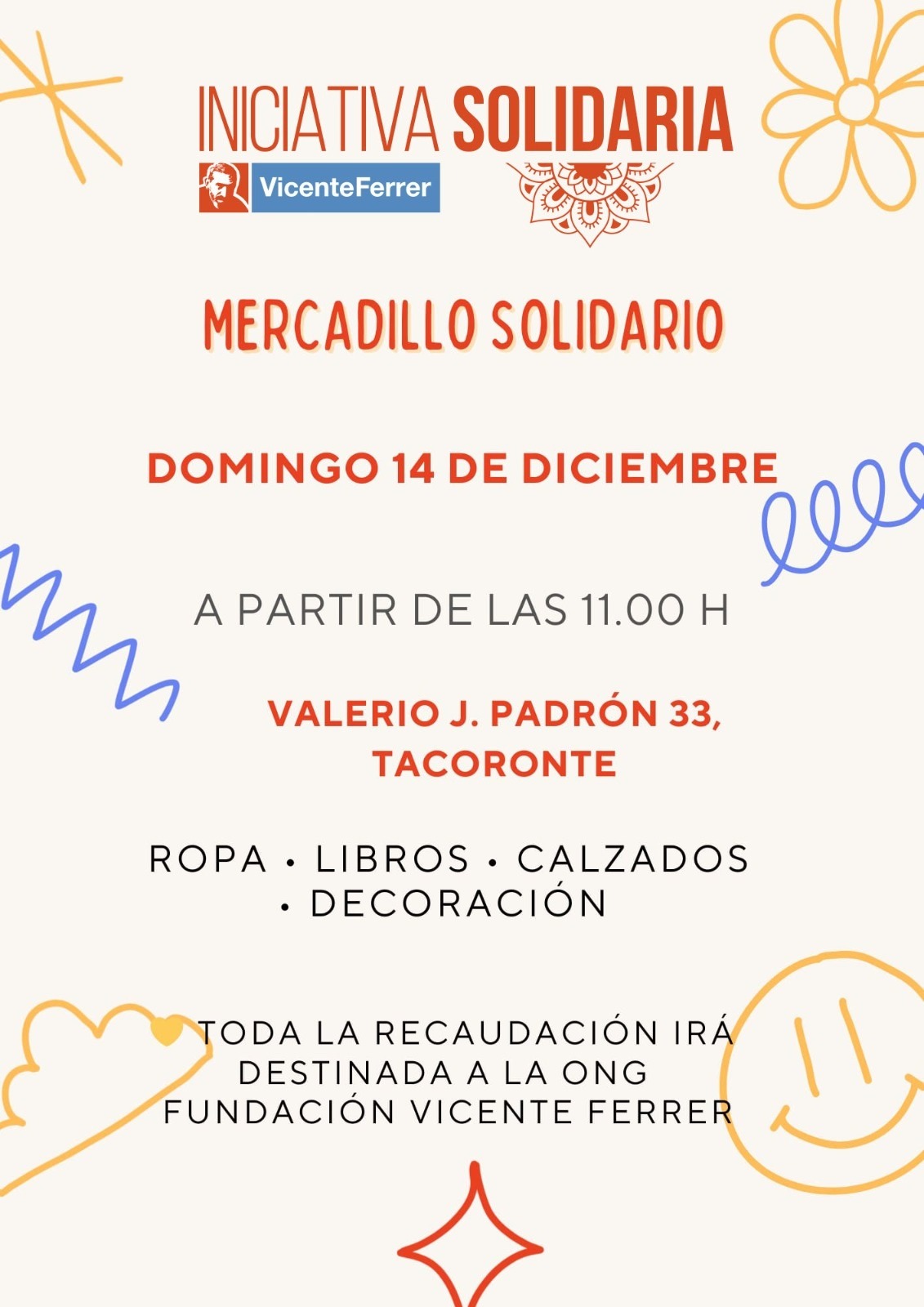 Teneriffa-Nord, Tacoronte: Solidaritätsmarkt für die Stiftung <em>Vicente Ferrer</em> 1 Solidaritaetsmarkt