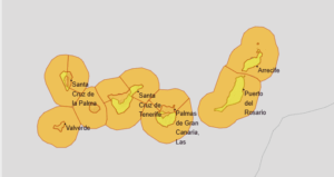Kanarische Inseln: Warnstufe Orange an allen Küsten 1 Warnstufe