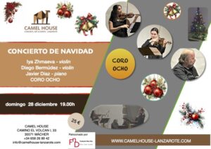 Lanzarote, Mácher: Weihnachtskonzert im Camel House 6 Weihnachtskonzert 1