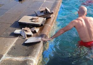 Teneriffa-Nord, La Laguna: Wellenwucht verursacht Schäden 55 Wellenwucht