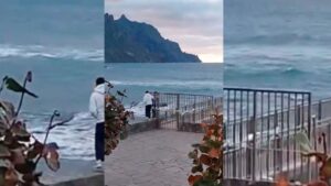 Teneriffa-Nordost, Santa Cruz: Absperrung ignoriert 10 Absperrung 1