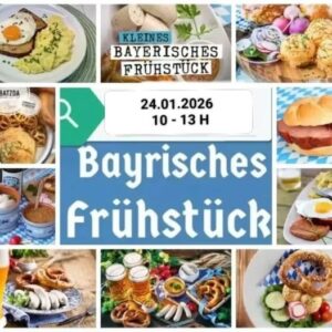Teneriffa-Süd, Guía de Isora: Bayerisches Frühstück im La Guinguette 4 Bayrisches
