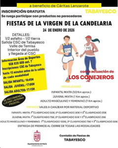 Lanzarote, Haría: Benefizlauf zu Gunsten der Cáritas 1 Benefizlauf