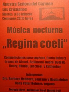 Teneriffa-Süd, Arona: Geistliches Konzert in Los Cristianos 21 geistliches 1