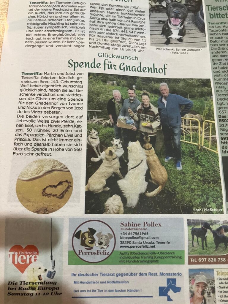 Spenden Finca Kunterbunt