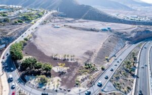 Teneriffa-Süd, Adeje: Anlegen des thermophilen Waldes hat begonnen 14 Bau