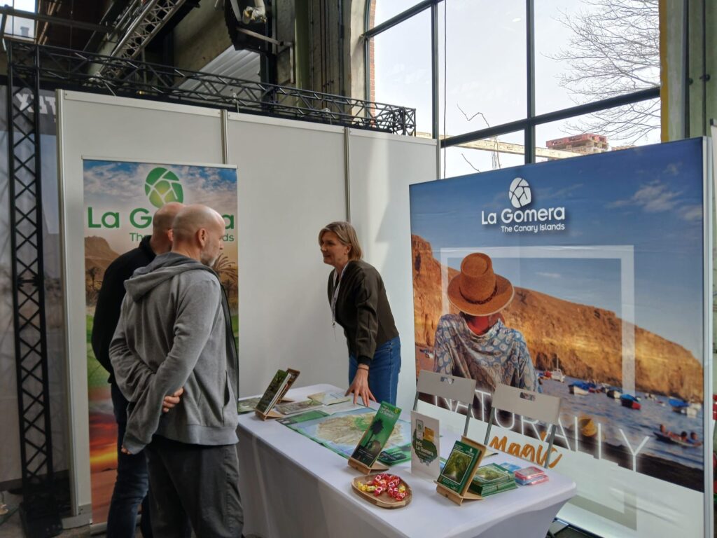 La Gomera, San Sebastián: La Gomera auf der Radmesse 99 La Gomera