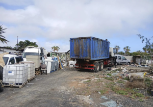 Lanzarote, Teguise: Müllberg wird geräumt 16 Muellberg