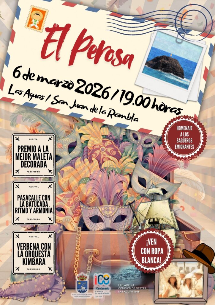 Teneriffa-Nord, San Juan de la Rambla: San Juan feiert <em>El Perosa</em> 100 San Juan