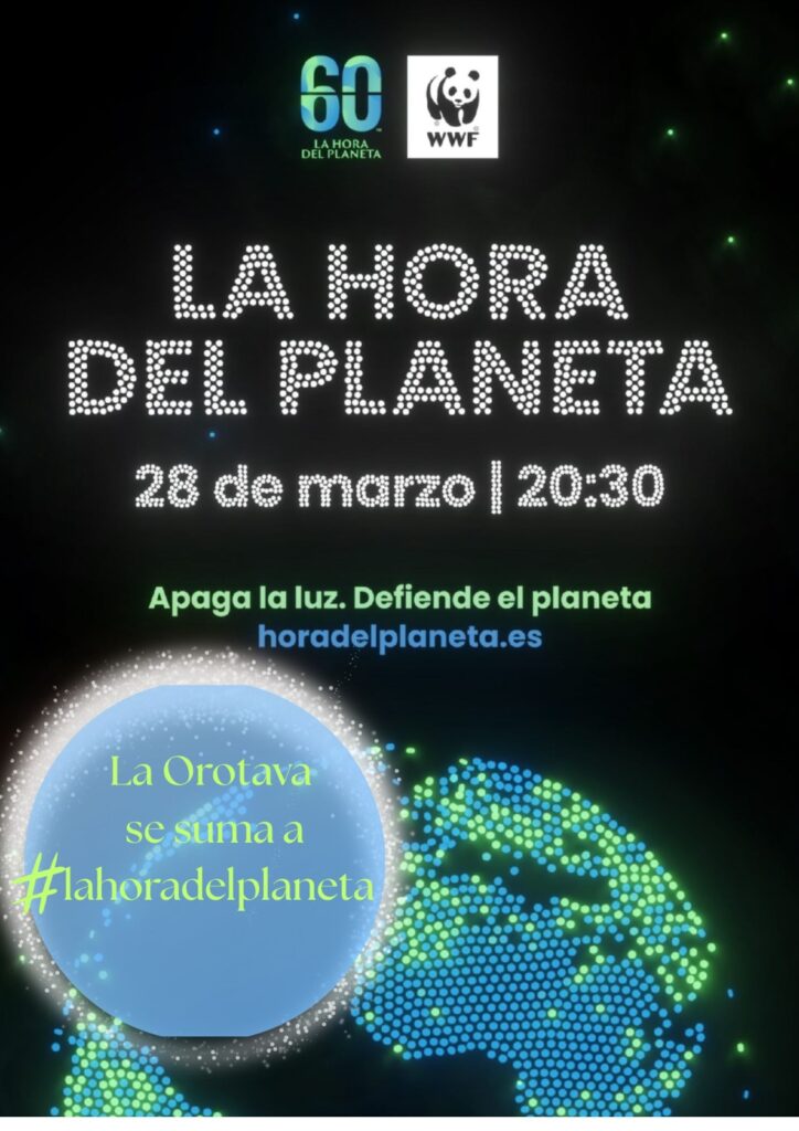 Teneriffa-Nord, La Orotava: Stunde des Planeten – auch in La Orotava 98 Stunde