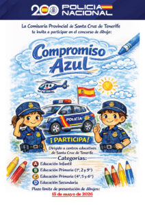 Teneriffa-Nordost, Santa Cruz: Malwettbewerb der Nationalpolizei 9 Malwettbewerb