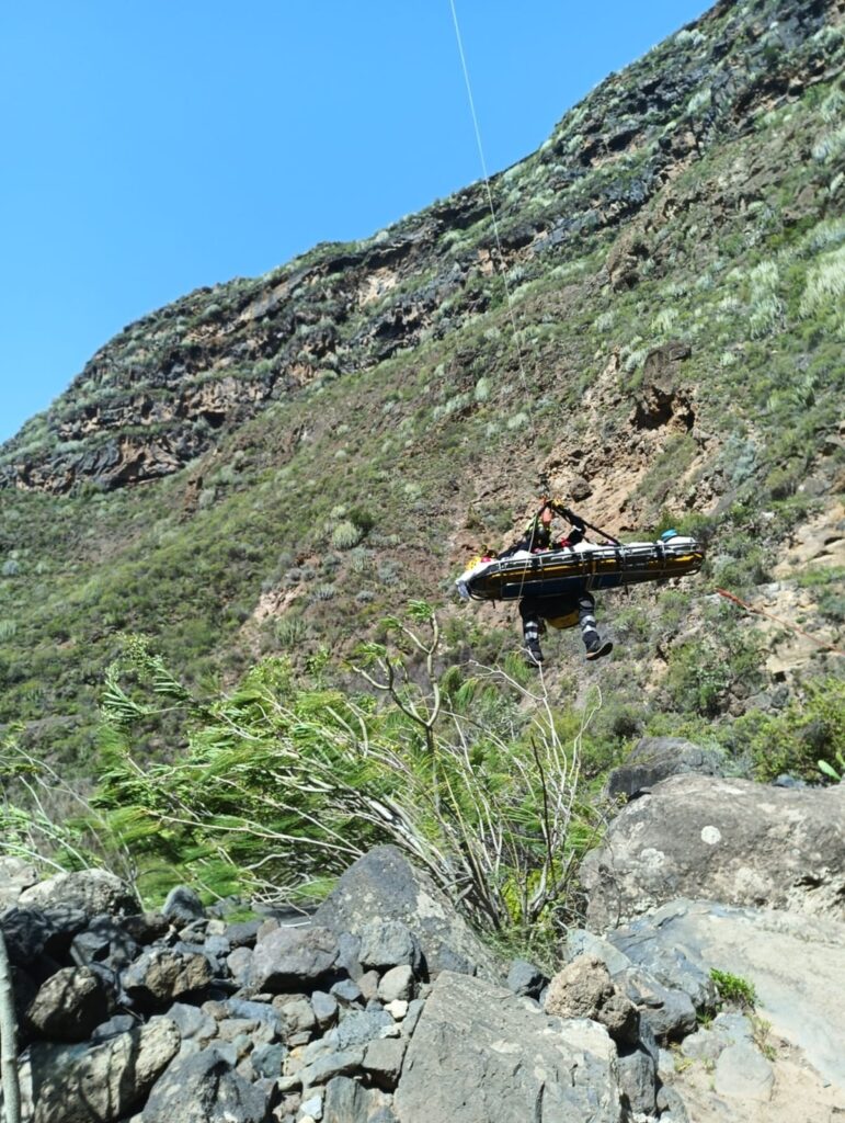 Teneriffa-Süd, Adeje: Rettungseinsatz im Barranco del Infierno 95 Rettungseinsatz 1