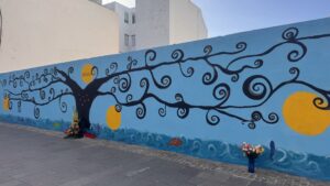 Teneriffa-Süd, Arona: Schweigeminute zum Gedenken an die Opfer 16 SChweigeminute