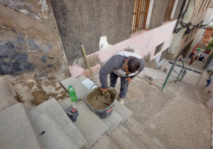 Gran Canaria-Nord, Las Palmas: Treppensanierung am Risco de San Juan 5 Treppensanierung