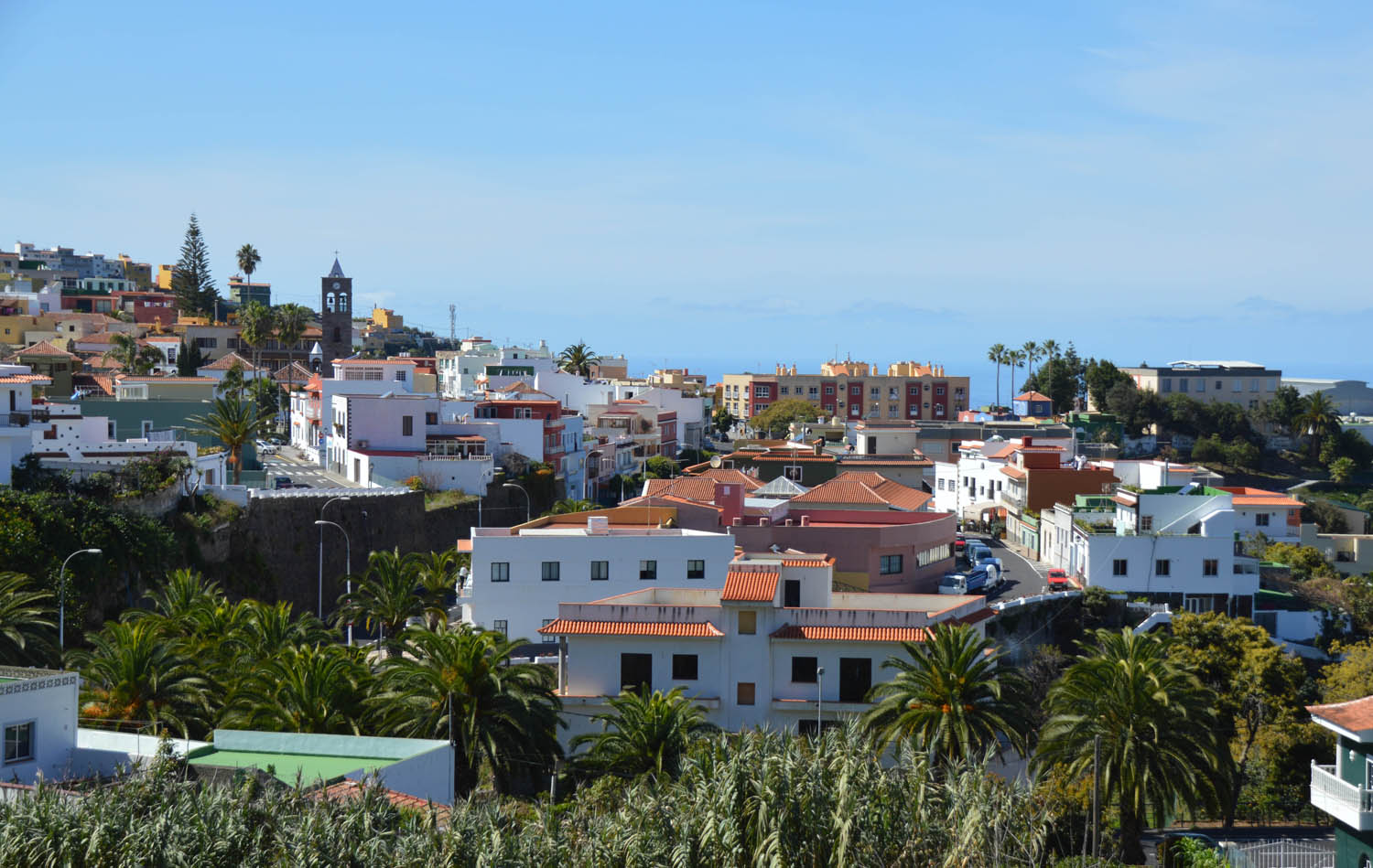 Teneriffa-Nord, La Guancha: Waldbrand-Übung in La Guancha 1 Achtung 2