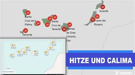 1. Aktuell Kanarische Inseln Calima am Wochenende 1 Calima