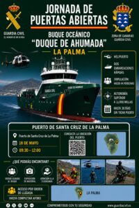 Kanarische Inseln: Hochseeschiff der Guardia Civil zu Besuch 4 Hochseeschiff