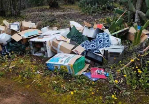Gran Canaria-Nord, Moya: Illegaler Müll im Schutzgebiet 2 Illegaler