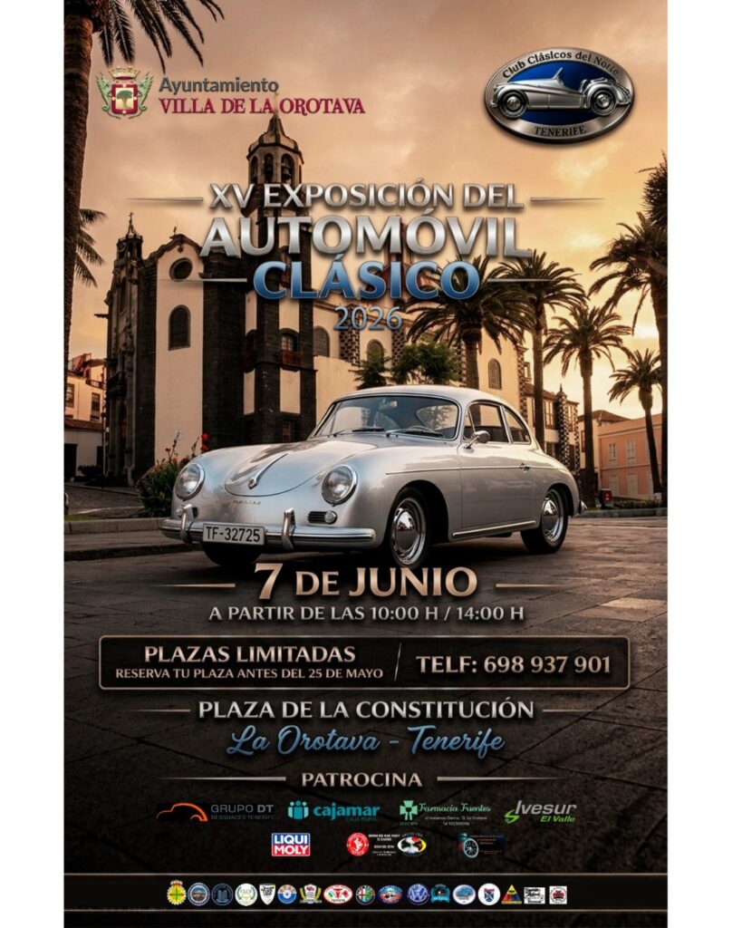 Teneriffa-Nord, La Orotava: Klassische Oldtimer-Ausstellung 91 Klassische