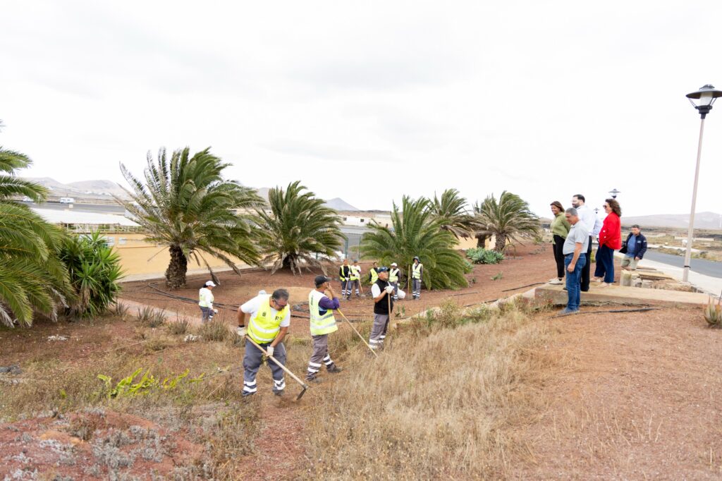 Lanzarote, Teguise: Vorbereitungen für die Landwirtschaftsmesse 96 Vorbereitungen