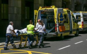 Lanzarote, Teguise: Schwerer Autounfall in Teguise 1 schwerer