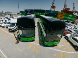 Teneriffa-Nordost, Santa Cruz: Zwei neue Doppeldecker-Busse 9 zwei