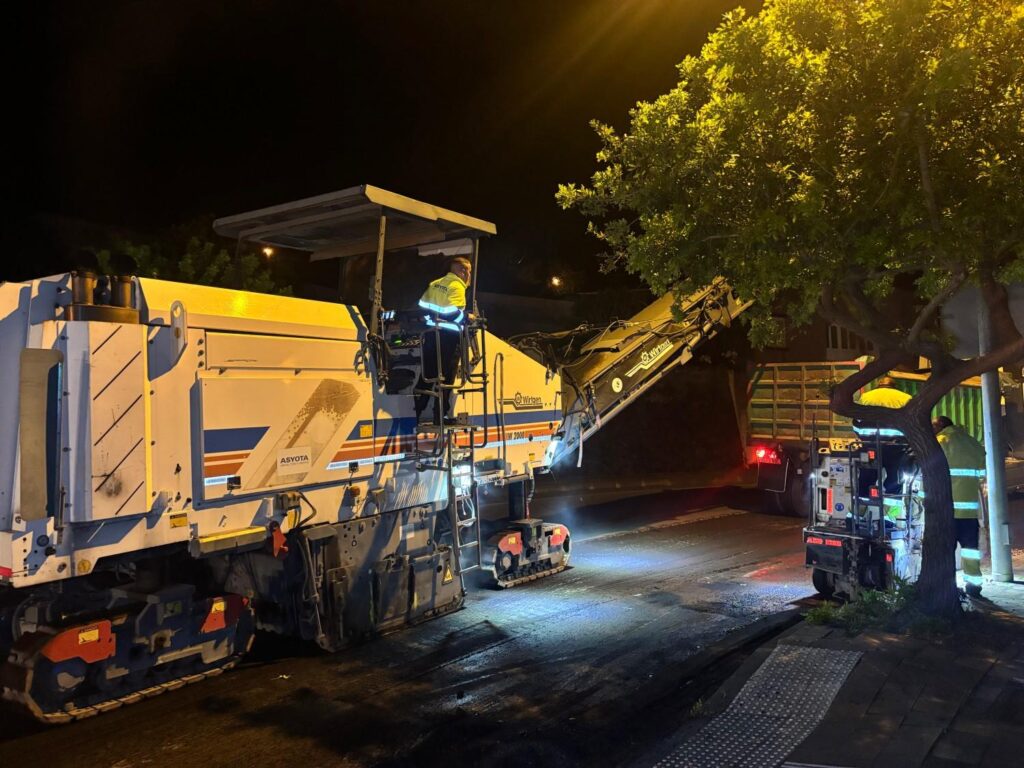 Teneriffa-Nord, El Tanque: Arbeiten an der TF-82 haben begonnen 96 Arbeiten