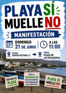 Teneriffa-Süd, Arona: Aufruf zum Protest gegen Hafen 14 Aufruf