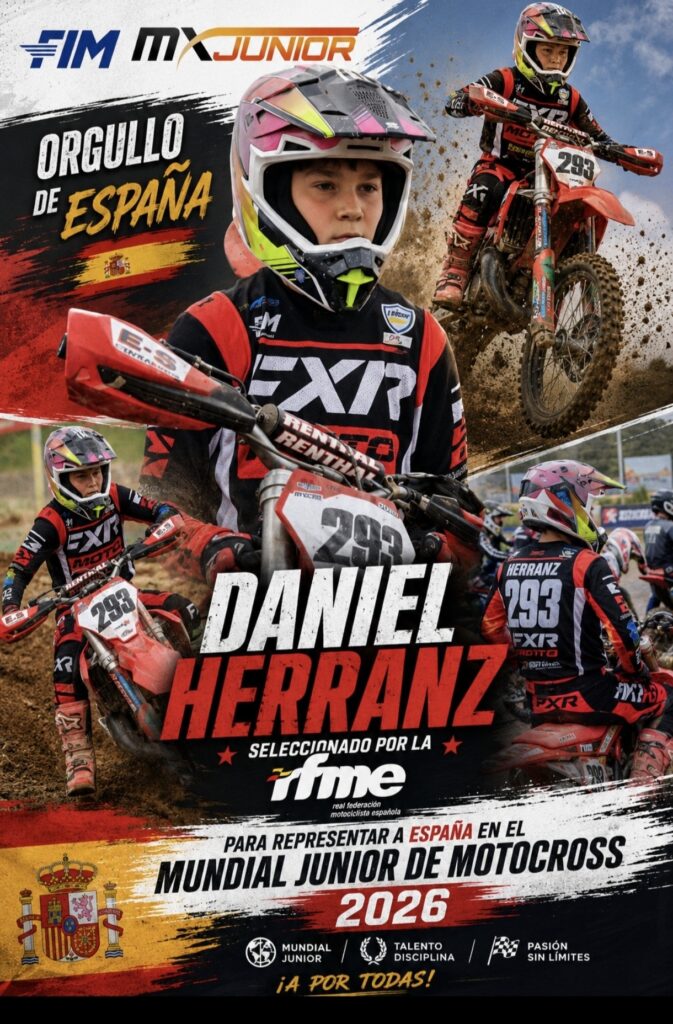 Gran Canaria-Ost, Telde: Daniel Herranz vertritt Spanien auf der Motocross WM 96 Daniel Herranz