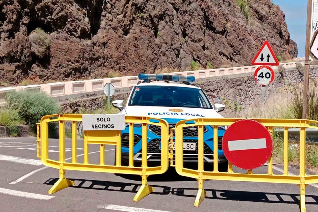Teneriffa-Nordost, Santa Cruz: Dringlichkeitsstufe für die Playa de Las Gaviotas 99 Dringlichkeitsstufe