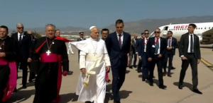Gran Canaria-Nord, Las Palmas: Der Papst ist angekommen 1 Papst gelandet