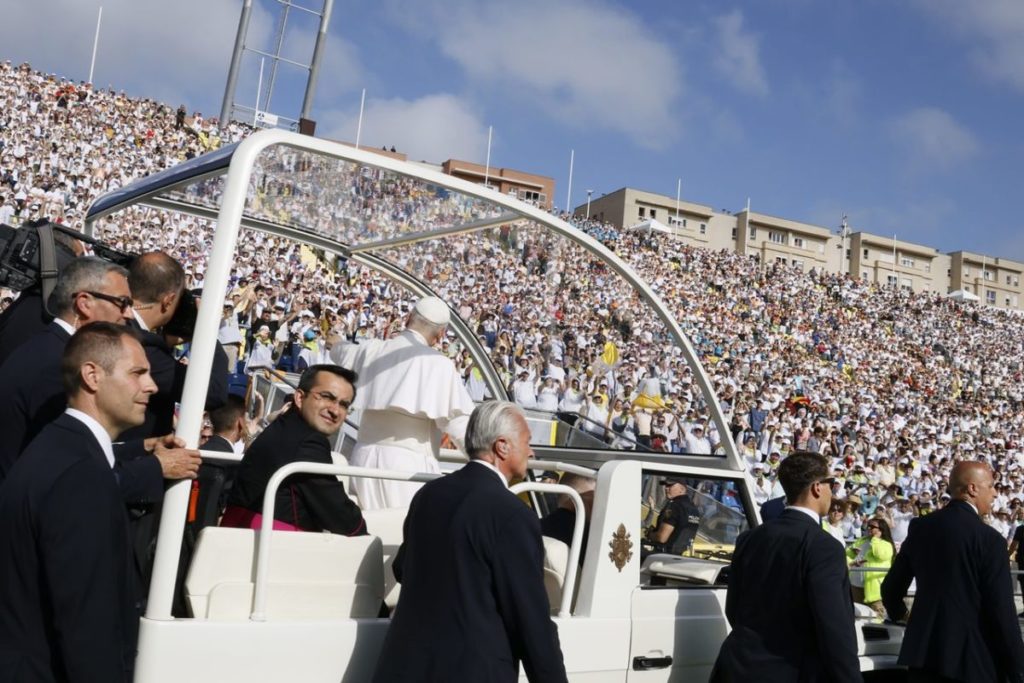 Gran Canaria-Nord, Las Palmas: Papstbesuch verlief ohne größere Zwischenfälle 1 Papstbesuch