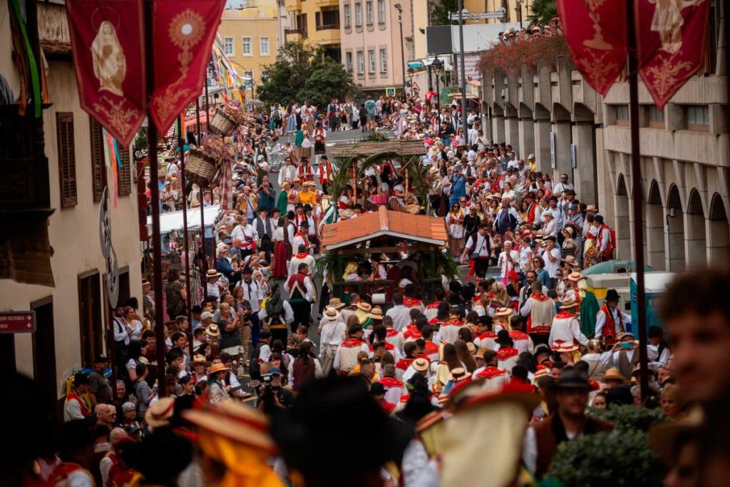 Teneriffa-Nord, La Orotava: Romería-Spaß in La Orotava 93 Romeria 1